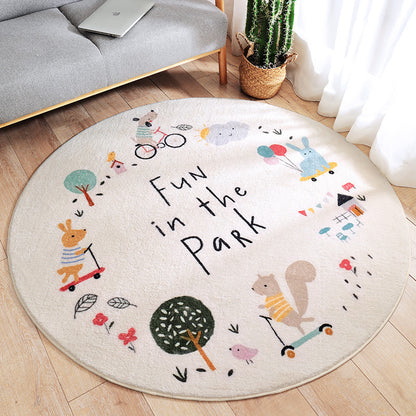 Cartoon Thickened Tea Table Blanket Bedroom