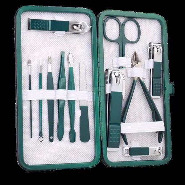 US Local 12-Piece Stainless Steel Nail Care Kit