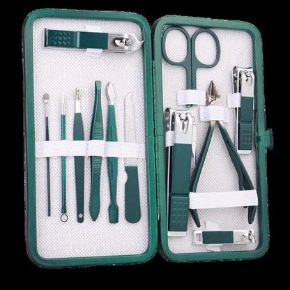US Local 12-Piece Stainless Steel Nail Care Kit