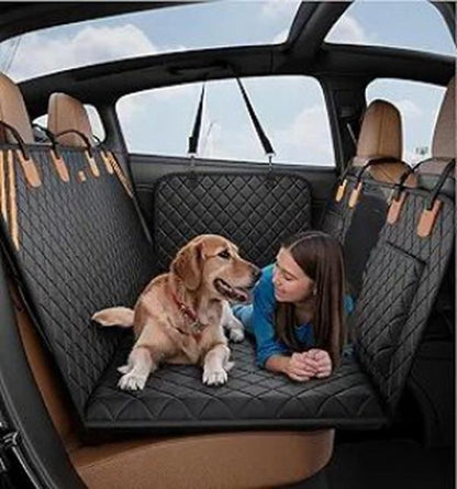 US Local Made4Pets Pet Dog Car Back Seat Cover Back Seat Extension Pad Can Bear 400 Pounds Waterproof And Non-slip Dog Car Hammock Eight-layer Hard Bottom With PE Foam Easy To Install And Clean