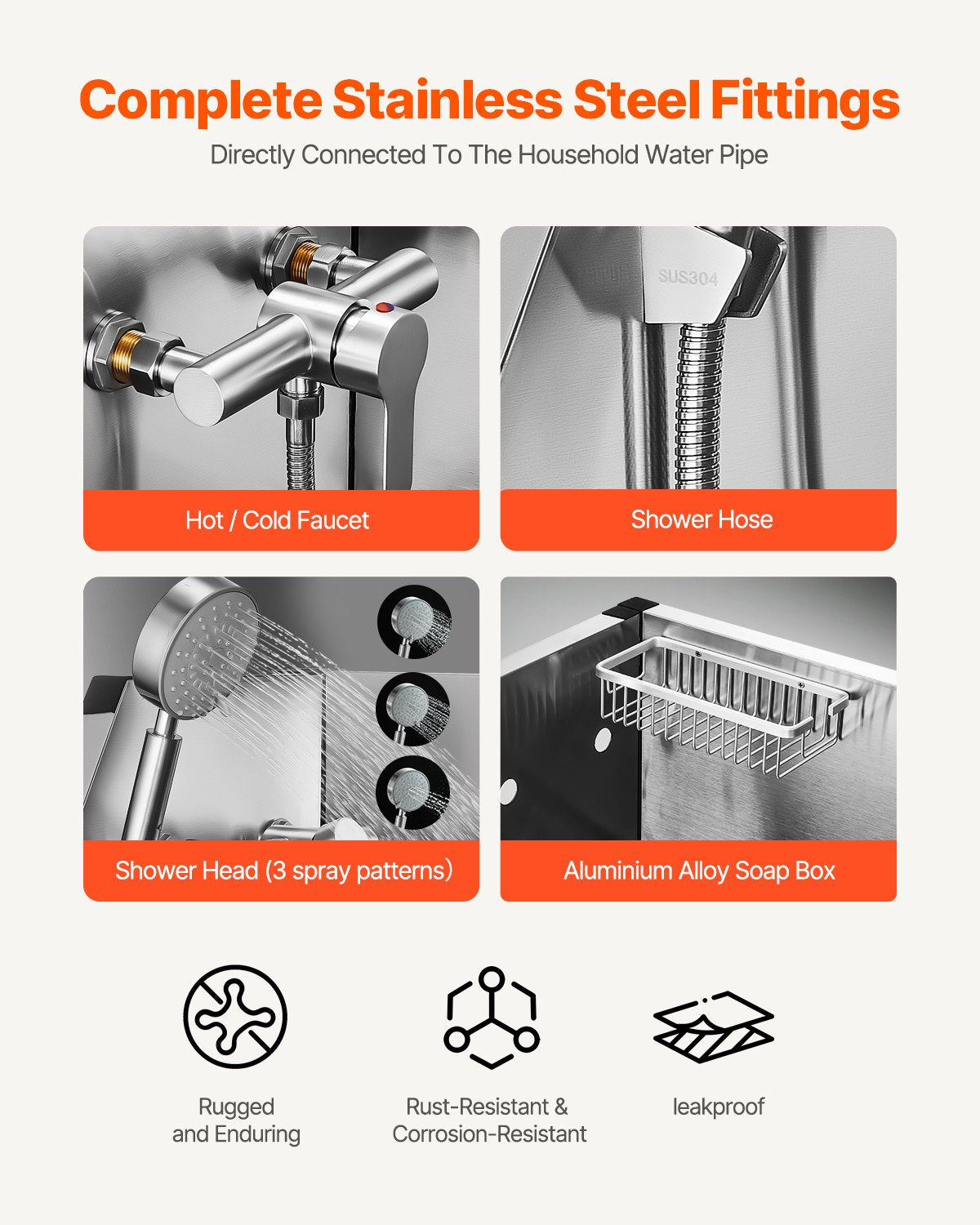 US Local 34 Dog Grooming Bath Tub Stainless Steel W Stairs Faucet Showerhead