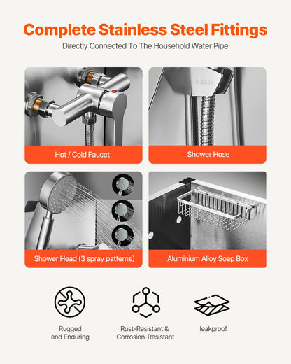 US Local 34 Dog Grooming Bath Tub Stainless Steel W Stairs Faucet Showerhead