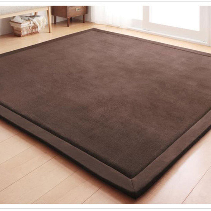 Thick Coral Velvet Carpet Tatami Crawling Non-slip Mat