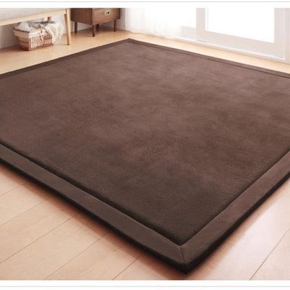 Thick Coral Velvet Carpet Tatami Crawling Non-slip Mat