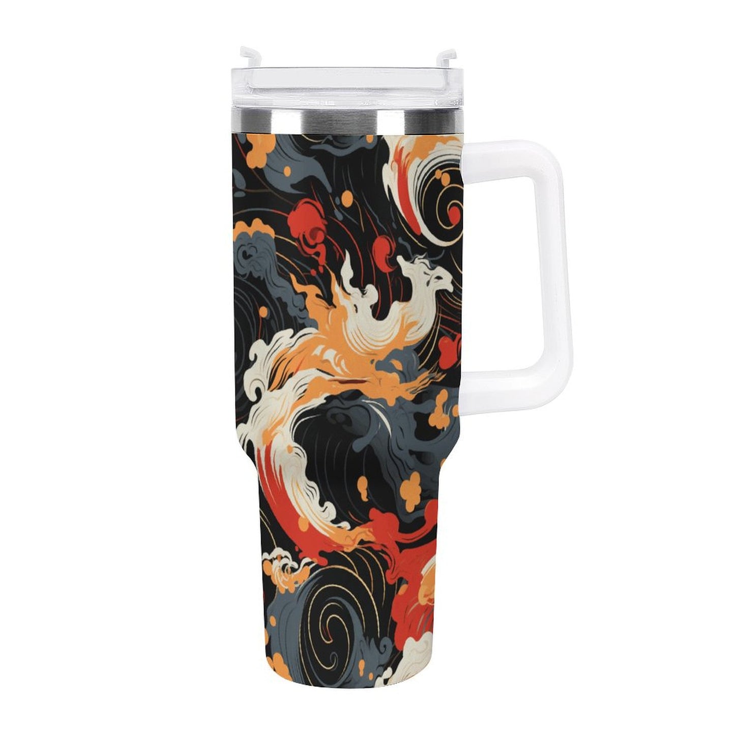 PHDT00501 POD US Local Tumbler 40oz Large Capacity Car Cup Soaring Clouds, Magnificent