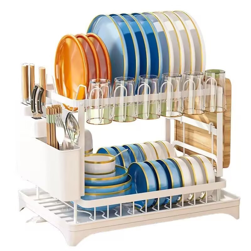 US Local Kitchen Double Drain Rack