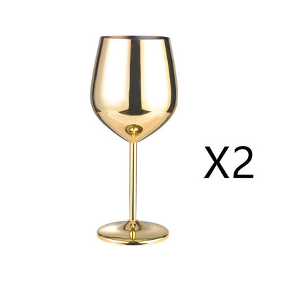 US Local Stainless steel wine glass