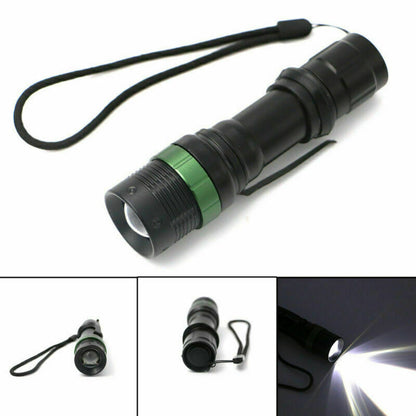 US Local Super-Bright 90000LM LED Searchlight Handheld Spotlight Flashlight Rechargeable