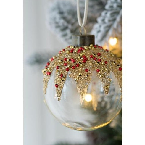 US Local D3 Christmas Ball Ornaments, Glass Decorative Hanging Ball Christmas Tree Ornaments For Holiday Party Decorations, Set Of 12