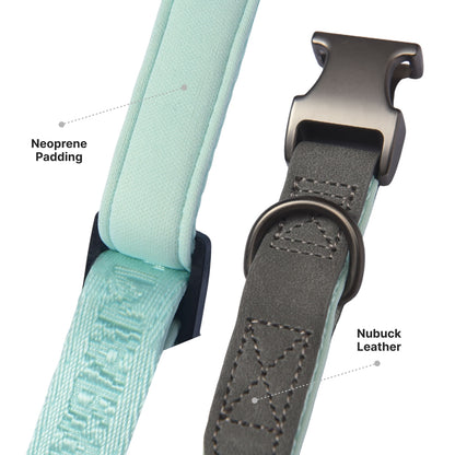 US Local PETMARVEL Heavy Duty Solid Dog Collar Neoprene Padded 1 In Wide