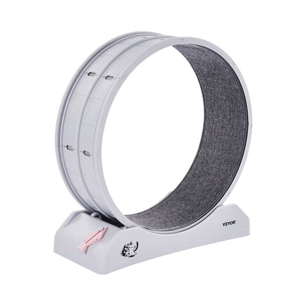 US Local Cat Exercise Wheel 31.5 In Large Indoor Cat Running Wheel Treadmill White