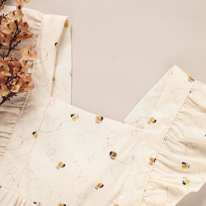 US Local Baby Girl Honeybee Bubble Romper - 1st Bee Day Romper, Infant Bee Birthday Outfit, Cute Bee Romper For Baby