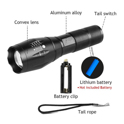US Local UV Torch Ultra Violet Flashlight Zoomable Blacklight Lamp LED Super Bright 250000lm 2 In 1 395nm Mini Pocket Inspection Light