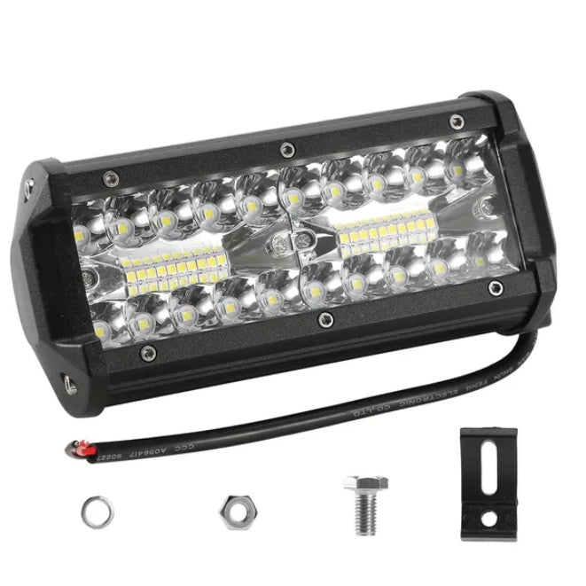 US Local 7in LED Light Bar 120W 12000LM LED Work Light