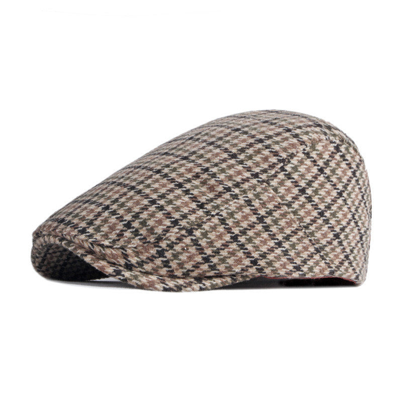 Fashion Retro Beret Houndstooth