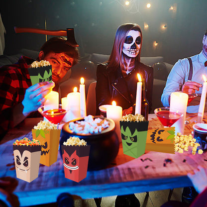 US Local 12Pcs Halloween Popcorn Box