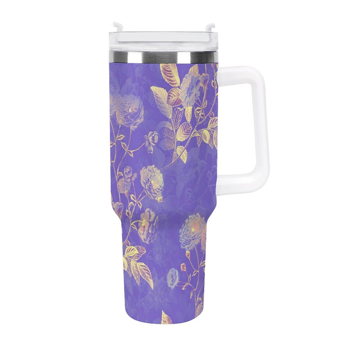 PHDT00119 POD US Local Tumbler 40 oz Large Capacity Car Cup Flowers