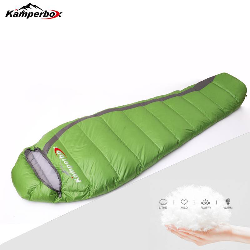 US Local Kamperbox Ultra Light Down Sleeping Bag Winter Sleeping Bag Camping Lightweight