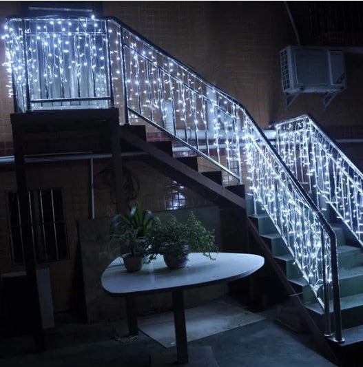 US Local Curtain Icicle Lights Wedding Party LED Fairy Christmas Indoor Outdoor