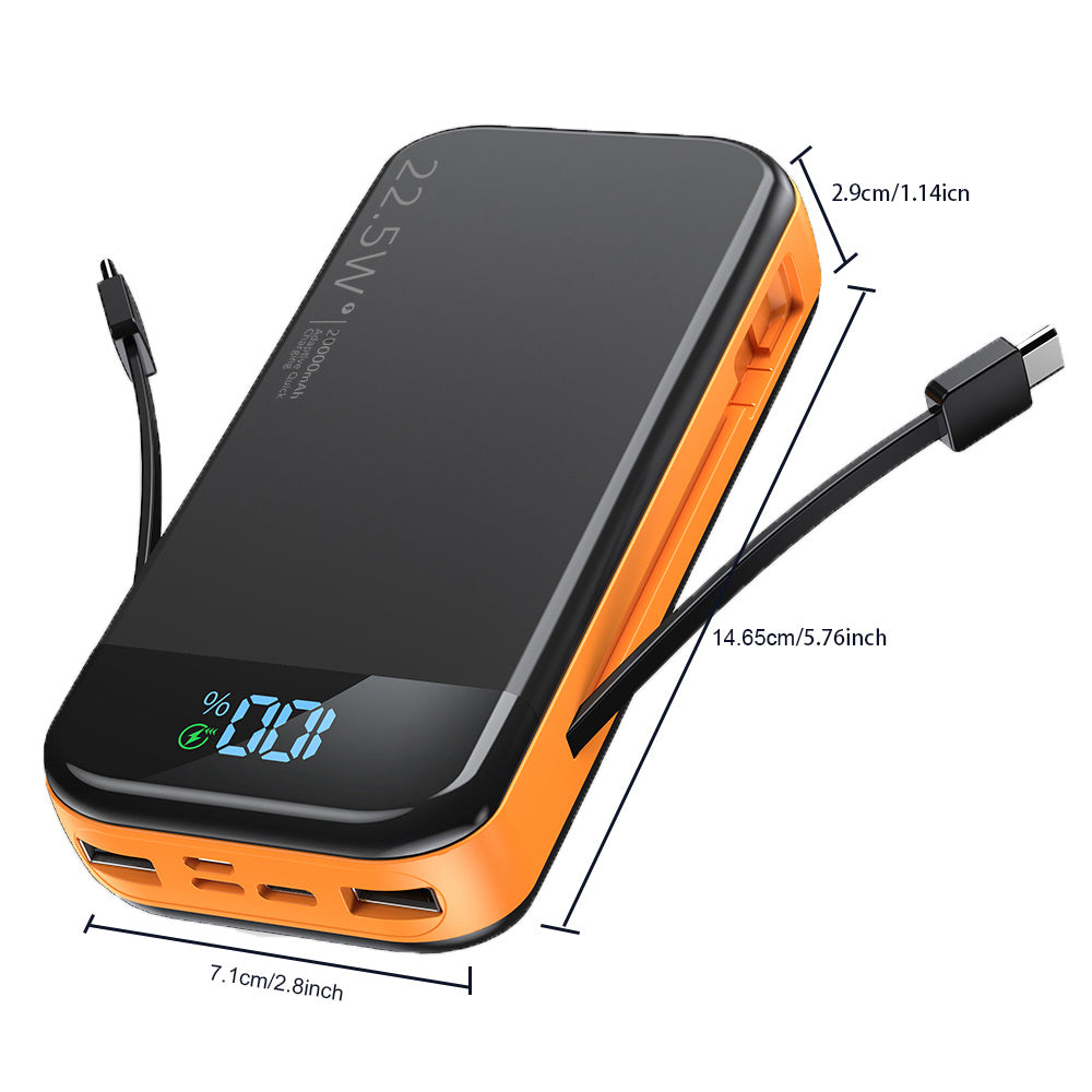 US Local Comes With A 2-wire Digital Display Super Fast Charging Power Bank