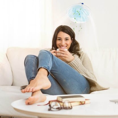 US Local 1Pc Clip On Fan 2 Speeds Quiet Clamp Fan Adjustable Tilt Auto Shaking Fan Wall Mount Personal Fan For Desk Office Home Baby Strollers Table Tops With 3.94FT Cord