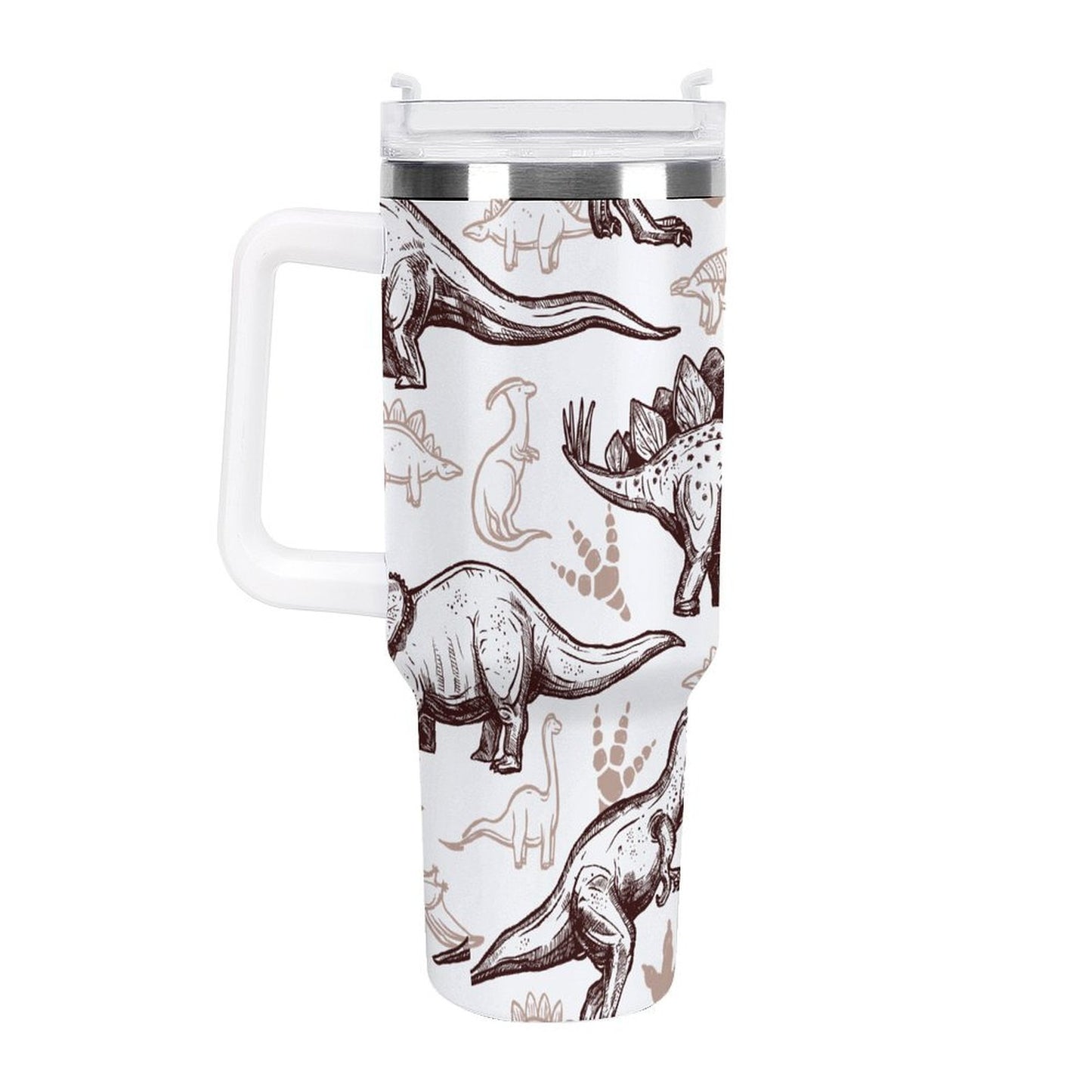 PHDT00503 POD US Local Tumbler 40oz Large Capacity Car Cup Dinosaur