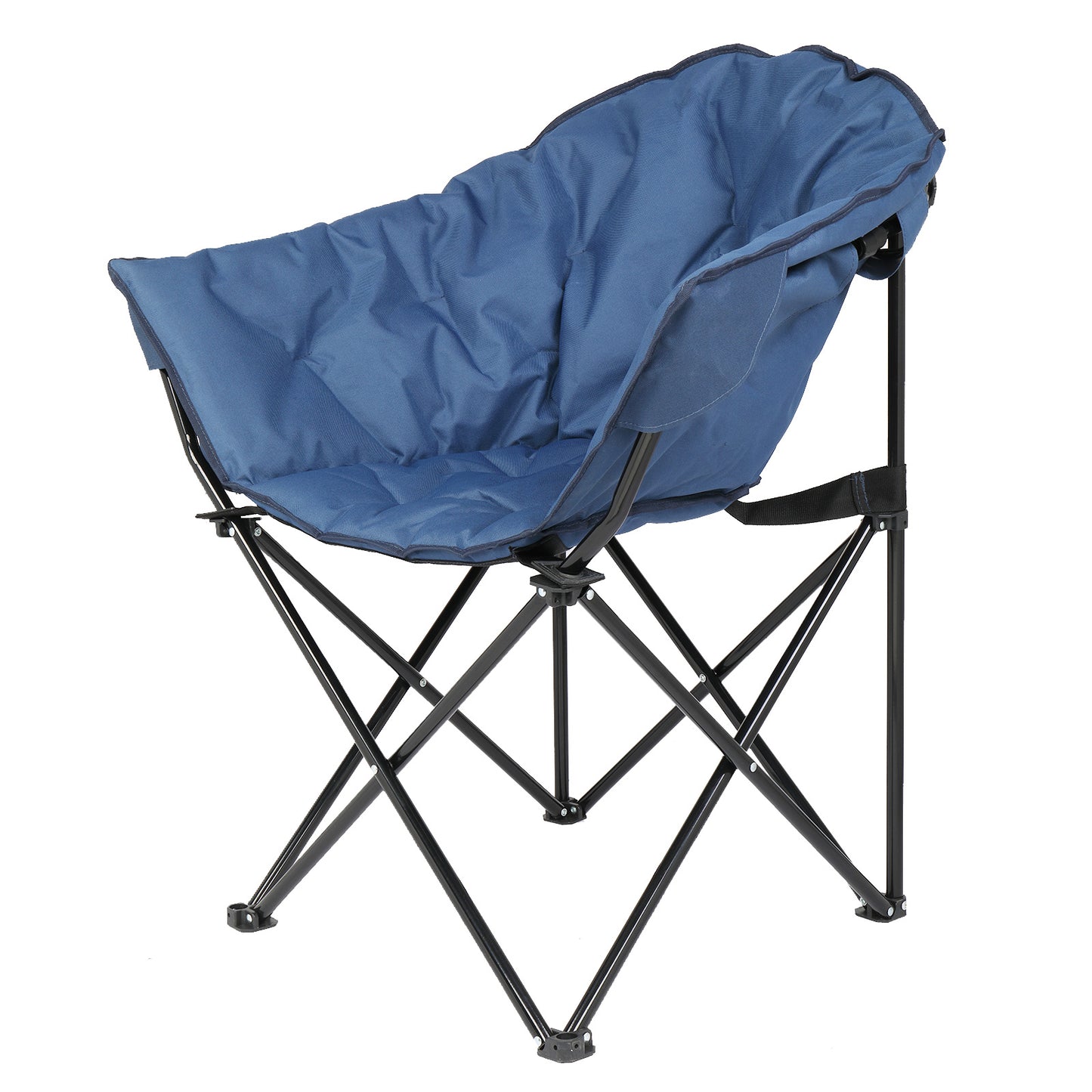 US Local Blue Camping Chair Steel Pipe 120kg