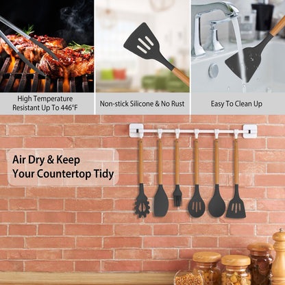 US Local 11 Piece Silicone Cooking Tool Set