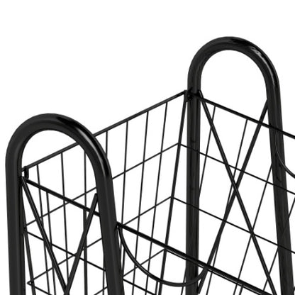 US Local 3-Tier Kitchen Storage Basket Organizer, Freestanding Metal Wire Rack For Fruit, Vegetables, And Pantry Items