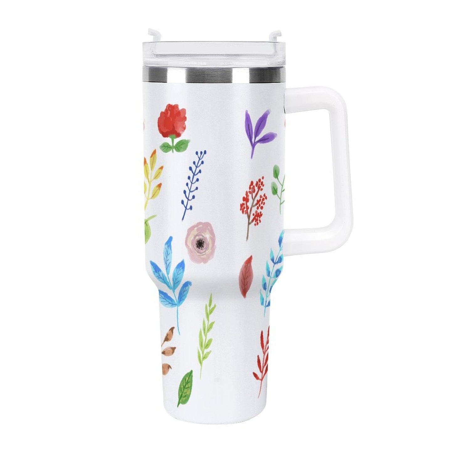 PHDT00195 POD US Local Tumbler 40 oz Large Capacity Car Cup Flower