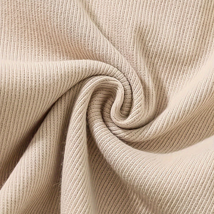 US Local 3-Pack Baby Boys One-Piece Romper Set, Long Sleeve Ribbed Button Jumpsuit