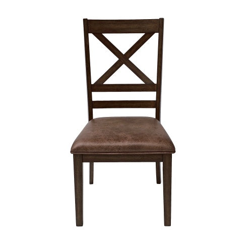 US Local Dining Chairs Set Of 2, Brown