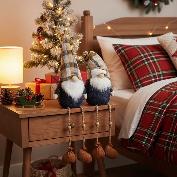 US Local 3PCS Set Christmas Gnomes Decorations Harvest & Thanksgiving Home Table Ornaments, Cute Holiday Decorations For Party Gifts, Autumn Farmhouse Gnome Centerpiece FBA Shipment