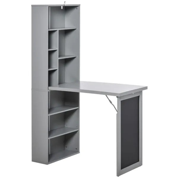 US Local Wall Mount Desk Cabinet-Grey