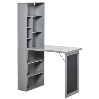 US Local Wall Mount Desk Cabinet-Grey