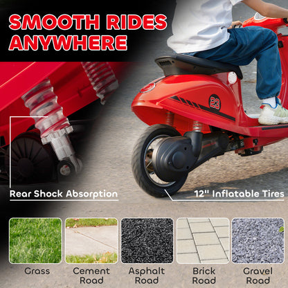 US Local 24V Kids Motorcycle with 3-Speed