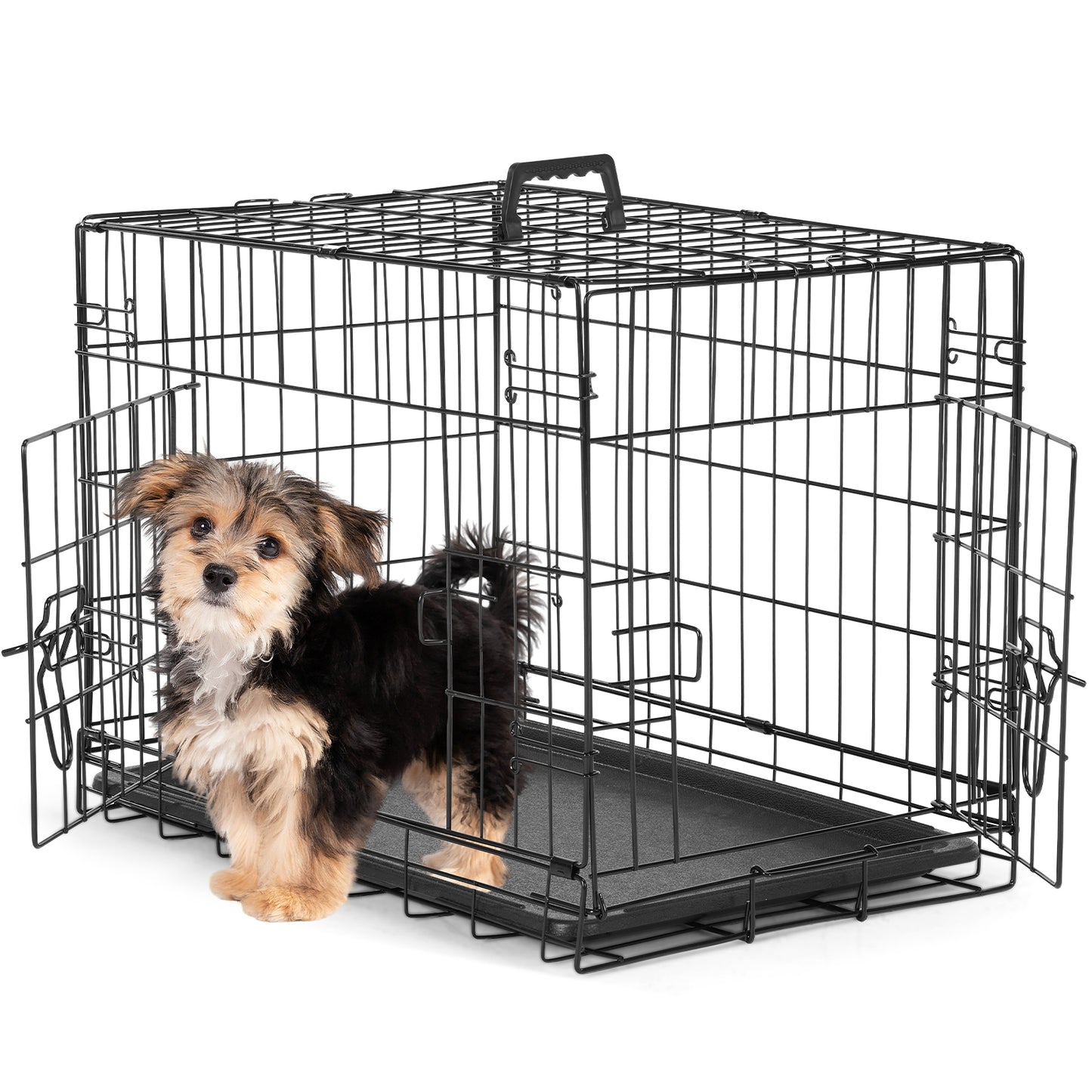 US Local A Dog Cage With Two Doors