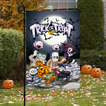 US Local Halloween Garden Banner Day Of The Dead Flag Creative Ghost