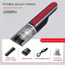 US Local Wireless Red Car Vacuum Cleaner Wireless Car With Strong Suction Handheld Vacuum Cleaner Small Mini Rechargeable Home Vacuum Cleaner