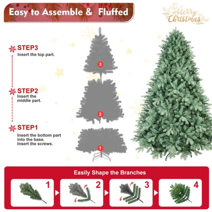 US Local Artificial 5ft Blue Green Tint Christmas Tree
