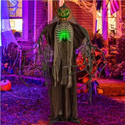 US Local 6ft Halloween Animatronic Ghost Pumpkin