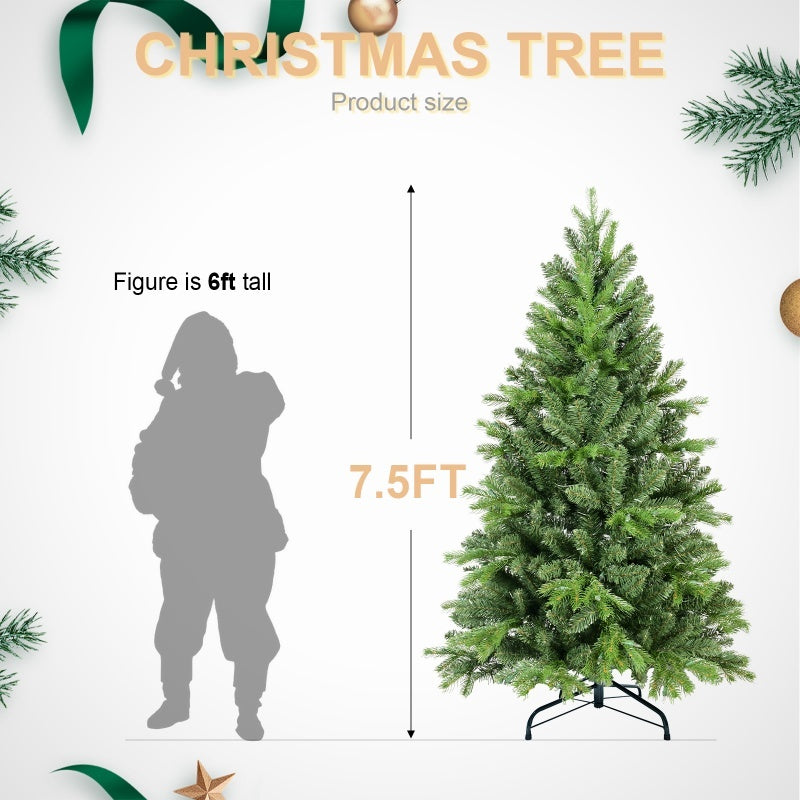 US Local PE, PVC Christmas Tree, Green