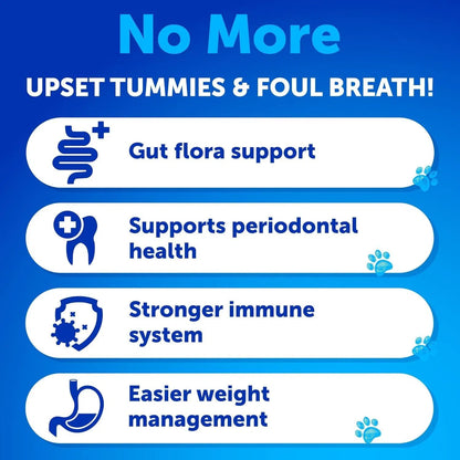 US Local No Poo Chews for Dogs – Puppy Coprophagia Stool-Eating Deterrent with Probiotics & Enzymes | Stop Dogs from Eating Poop | Digestive, Immune & Gut Health Support