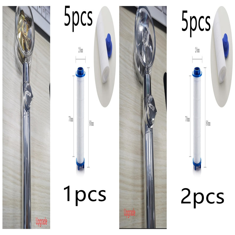 Turbo Propeller Shower Head Water Saving High Preassure Flow 360 Degrees With Fan Extension Showerhead Rainfall With Holder