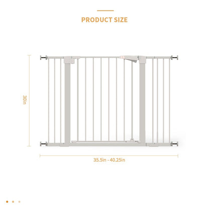 US Local High White Child Safety Gate For Baby Door Barrier With Extensions