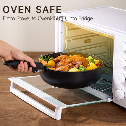 US Local 6 piece Detachable Handle Pot Set