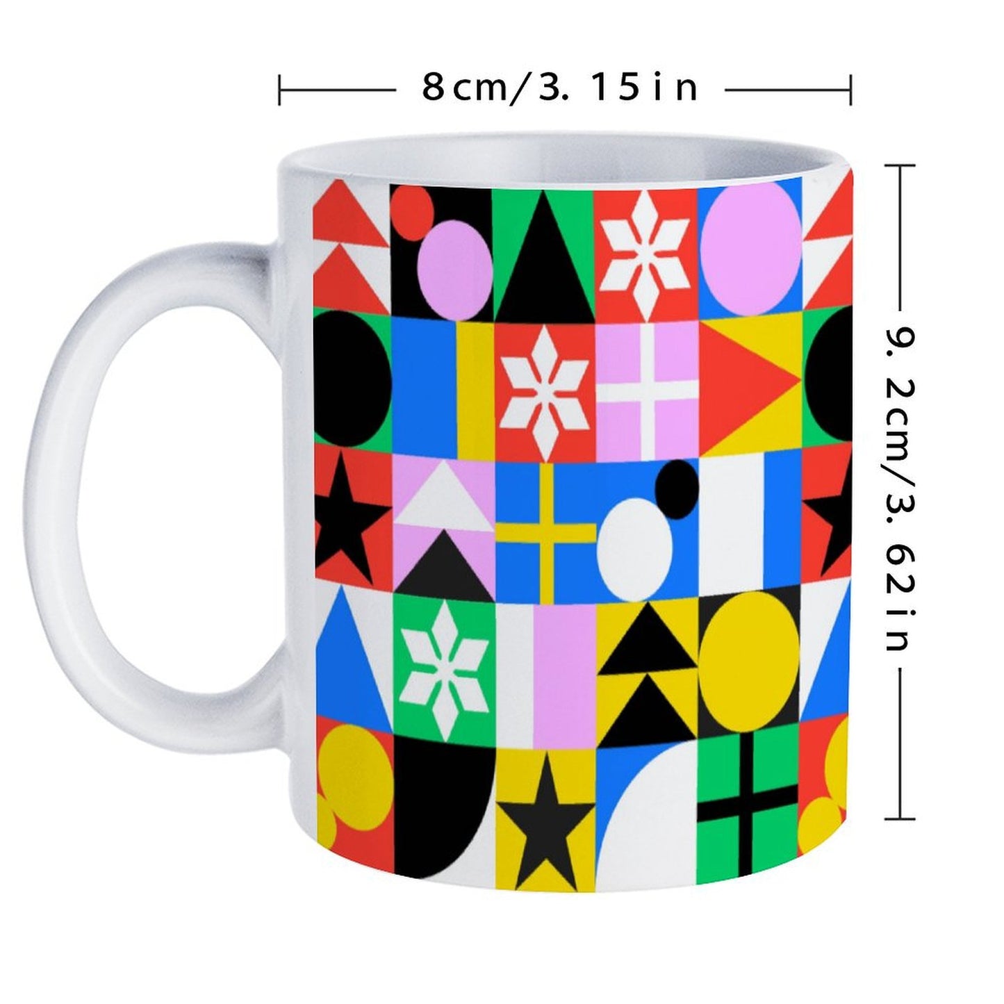 POD US Local White mug with full print, Christmas 0034