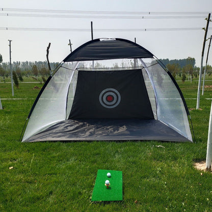 US Local Golf Practice Net Tent Golf Hitting Cage Garden Grassland Practice Tent Golf Training Equipment Mesh Outdoor