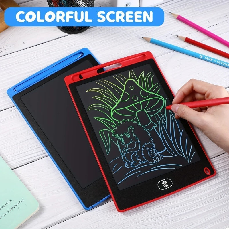 US Local 8.5 Inch Color LCD Doodle Board - Reusable & Erasable Drawing Tablet For Kids, Perfect Gift For Birthdays, Christmas & School