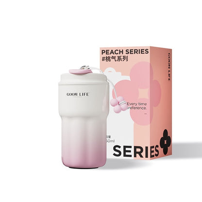 Vacuum Cup Large Capacity Straw Coffee Portable Cup